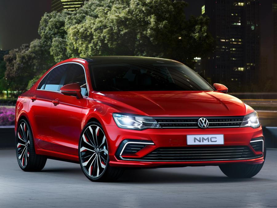  Volkswagen New Midsize Coupe Concept 2014 года  (фото 5 из 12)